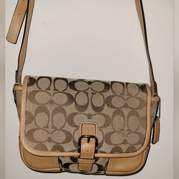 Coach Handbags - Coach Hadley Signature Field Bag (Style #F30601).